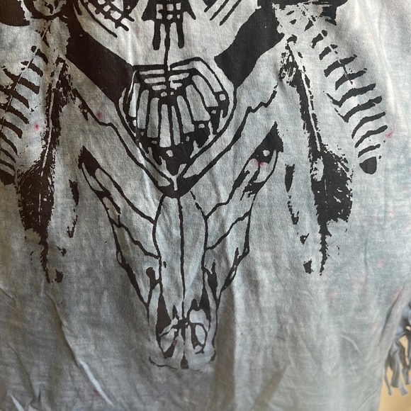 NWOT Fame Will Come London Fringe Tie Dye Tank-top - Picture 2 of 7